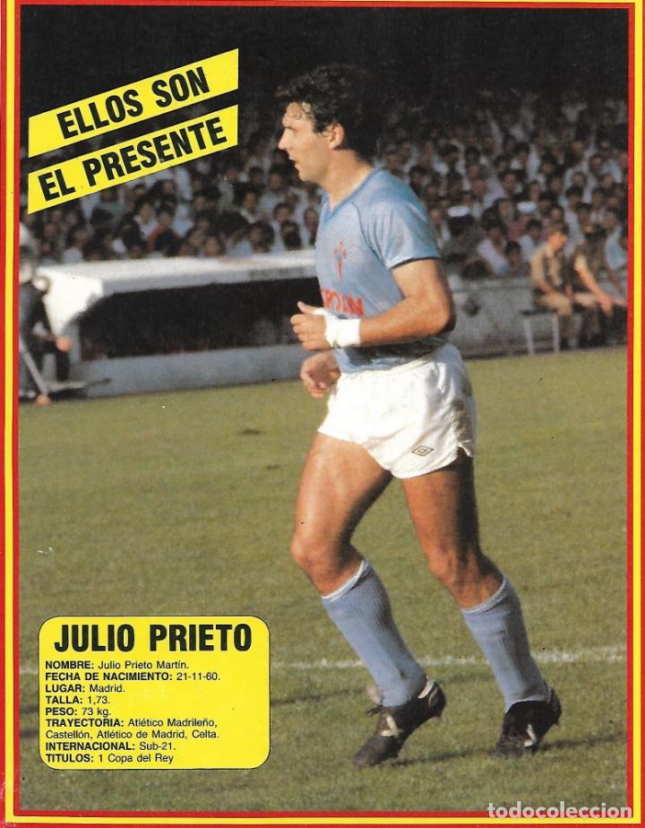 Collectionnisme sportif: REAL CLUB CELTA DE VIGO: L&aacute;mina de JULIO PRIETO. 1989