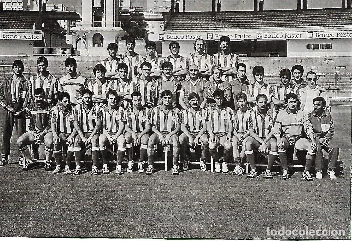 Collectionnisme sportif: DEPORTIVO DE LA CORU&Ntilde;A: Recorte de la plantilla de la temporada 87-88