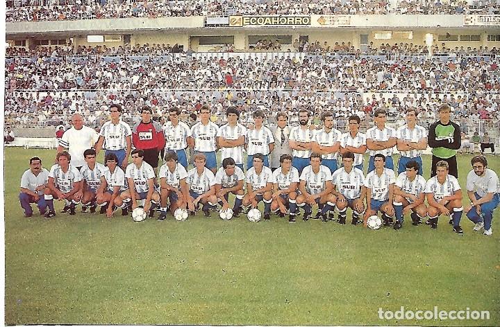 Collectionnisme sportif: CD. M&Aacute;LAGA: Recorte de la plantilla de la temporada 87-88