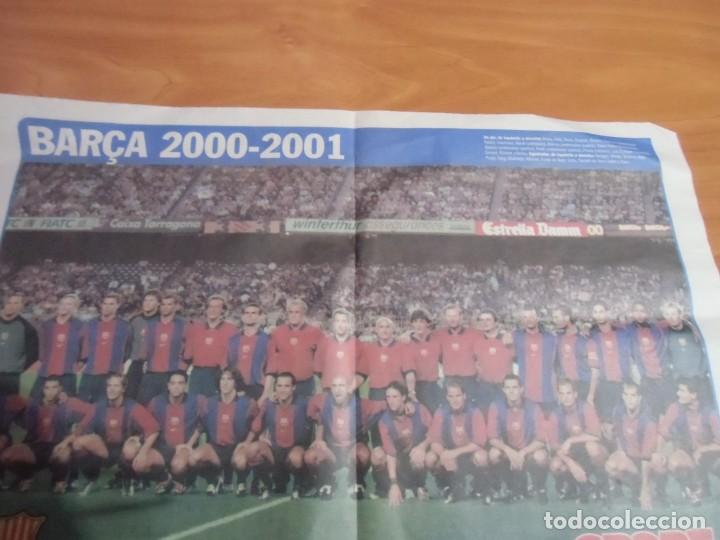 Collectionnisme sportif: P&oacute;ster F&uacute;tbol Club Barcelona. Plantilla 2000-2001
