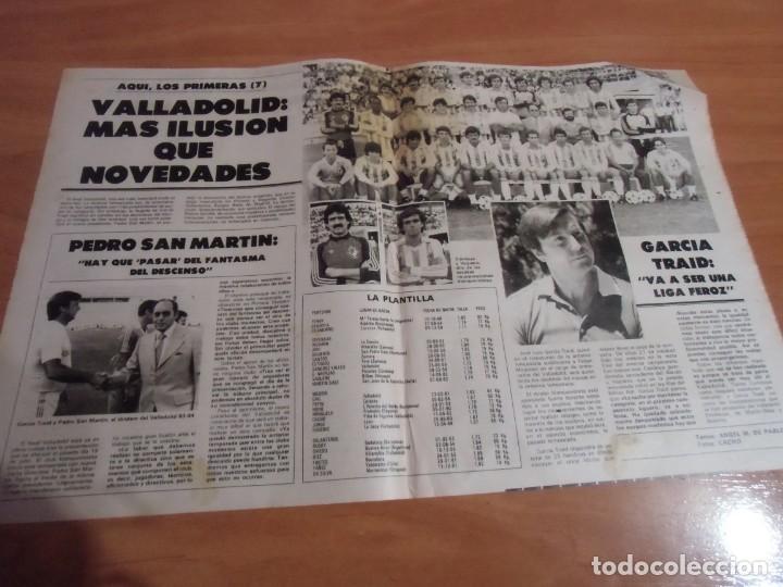 Collectionnisme sportif: P&oacute;ster Real Valladolid. Plantilla a&ntilde;os 80