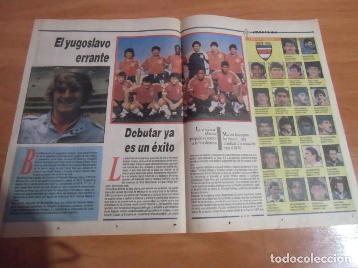 Collectionnisme sportif: P&oacute;ster selecci&oacute;n de Costa Rica. Mundial de f&uacute;tbol de Italia 1990