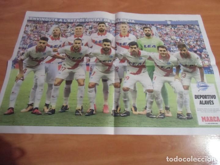 Collectionnisme sportif: P&oacute;ster alineaci&oacute;n Deportivo Alav&eacute;s. Temporada 2017 - 2018