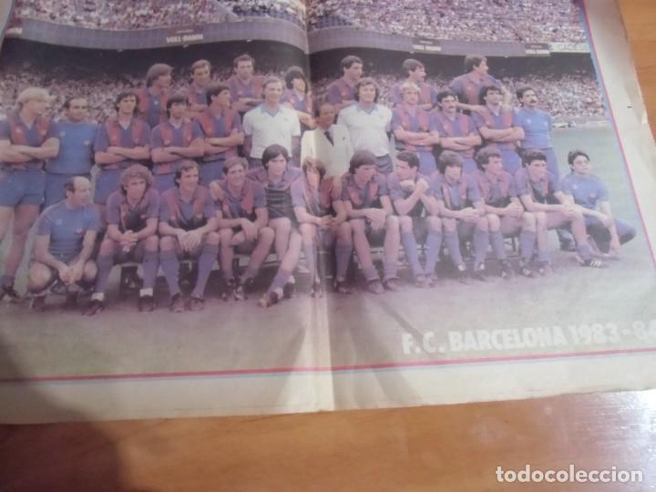 Collectionnisme sportif: P&oacute;ster plantilla F&uacute;tbol Club Barcelona. Temporada 1983 - 1984