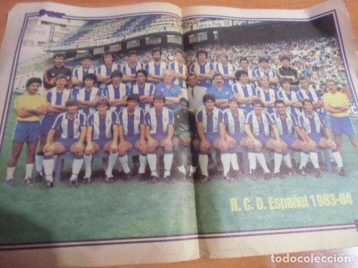 Collectionnisme sportif: P&oacute;ster plantilla. R.C.D. Espa&ntilde;ola. Temporada 1983 - 1984
