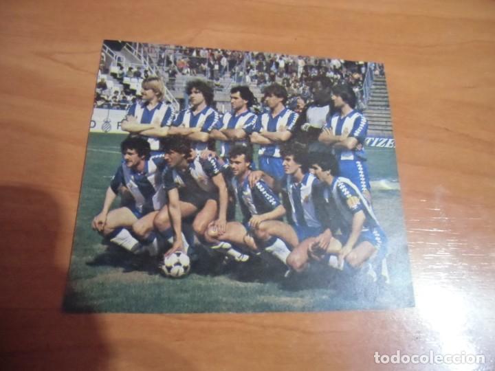 Collectionnisme sportif: Recorte alineaci&oacute;n R.C.D. Espa&ntilde;ol. A&ntilde;os 80
