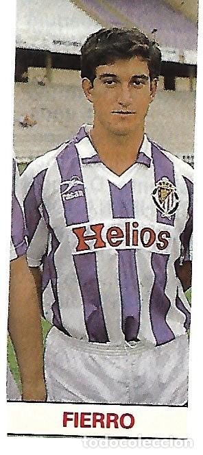 Collectionnisme sportif: REAL VALLADOLID: Recorte de FIERRO. 1987