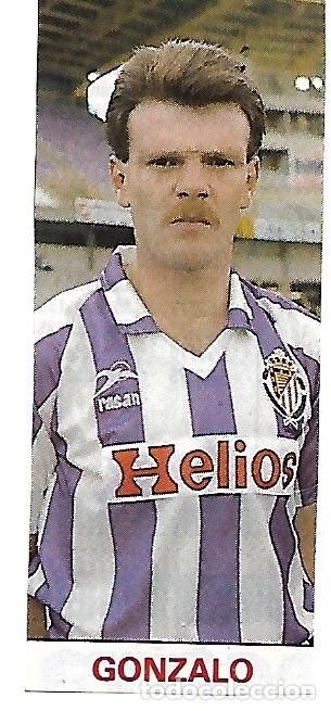 Collectionnisme sportif: REAL VALLADOLID: Recorte de GONZALO. 1987