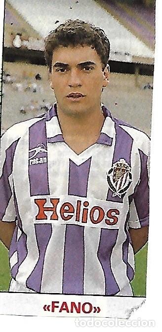 Collectionnisme sportif: REAL VALLADOLID: Recorte de FANO. 1987