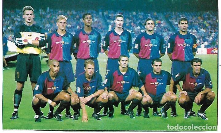 Collectionnisme sportif: BAR&Ccedil;A: Recorte de un equipo de 1999