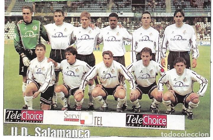 Collectionnisme sportif: UN&Iacute;ON DEPORTIVA SALAMANCA: Recorte de un equipo de finales de los a&ntilde;os 90