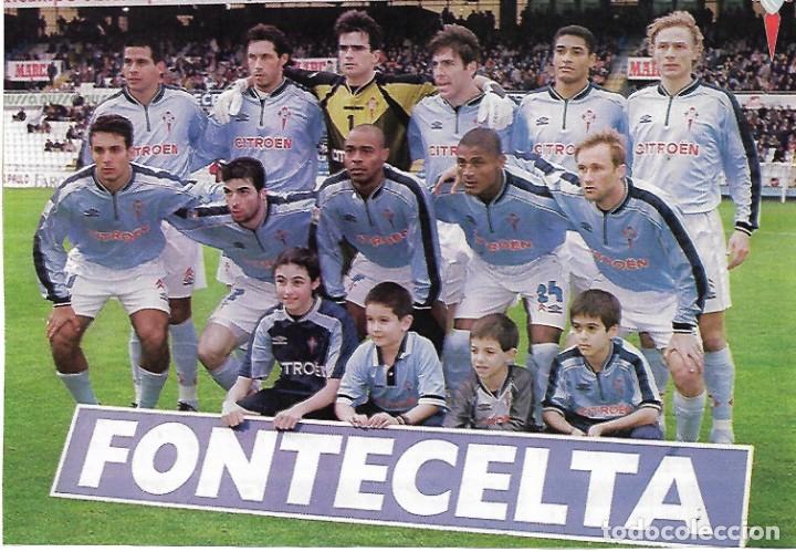 Collectionnisme sportif: REAL CLUB CELTA DE VIGO: Gran recorte de un equipo de 2001
