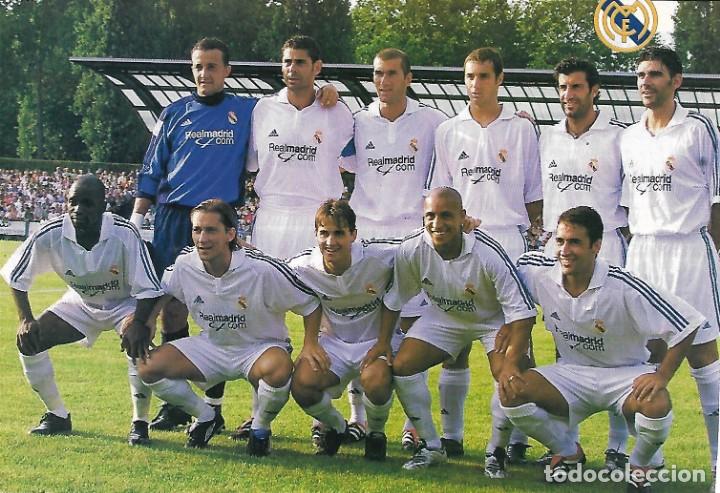 Collectionnisme sportif: REAL MADRID: Gran recorte de un equipo de 2001