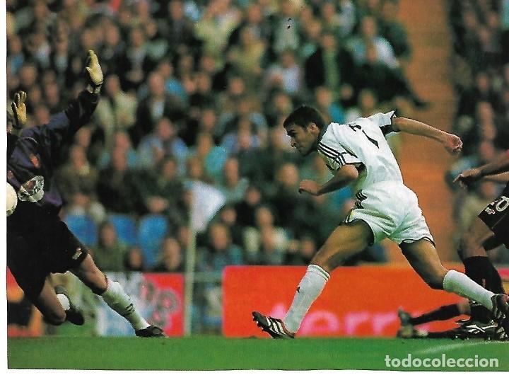 Collectionnisme sportif: REAL MADRID: Recorte de RA&Uacute;L en acci&oacute;n