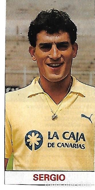 Collectionnisme sportif: UNI&Oacute;N DEPORTIVA LAS PALMAS: Recorte de SERGIO. 1987