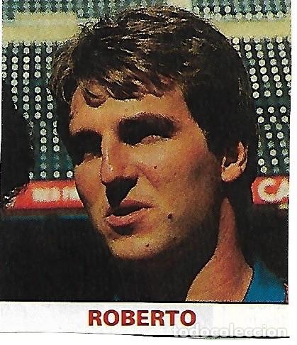 Sammelleidenschaft Sport: BAR&Ccedil;A: Recorte de ROBERTO. 1987