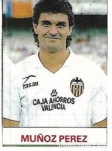 Coleccionismo deportivo: VALENCIA CF: Recorte de MU&Ntilde;OZ P&Eacute;REZ. 1987 - Foto 1
