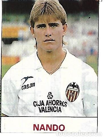 Coleccionismo deportivo: VALENCIA CF: Recorte de NANDO. 1987 - Foto 1