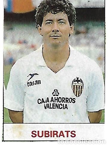 Coleccionismo deportivo: VALENCIA CF: Recorte de SUBIRATS. 1987 - Foto 1