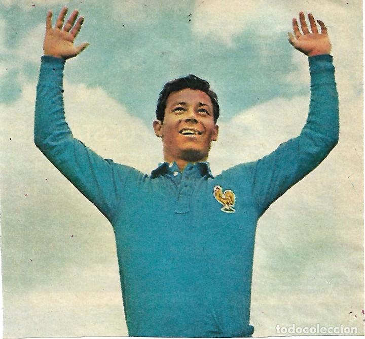 Collectionnisme sportif: SELECCI&Oacute;N DE F&Uacute;TBOL DE FRANCIA: Recorte de Just FONTAINE.