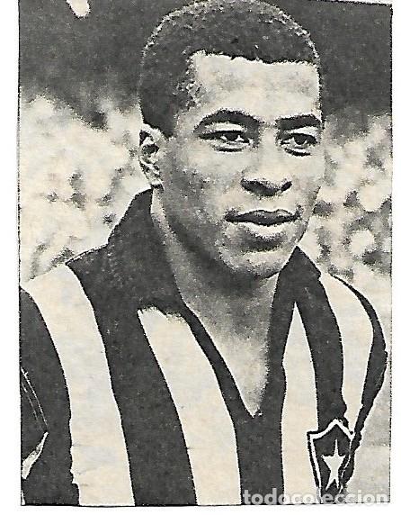Collectionnisme sportif: BOTAFOGO ( BRASIL ) : Recorte de JAIRZINHO. 1970