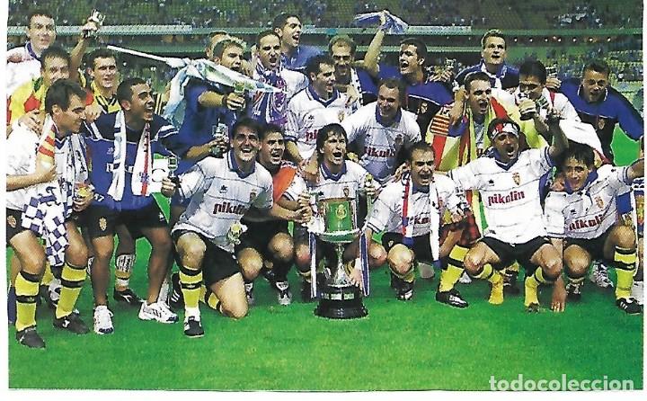 Collectionnisme sportif: REAL ZARAGOZA: Recorte de los ganadores de la Copa del Rey de 2001