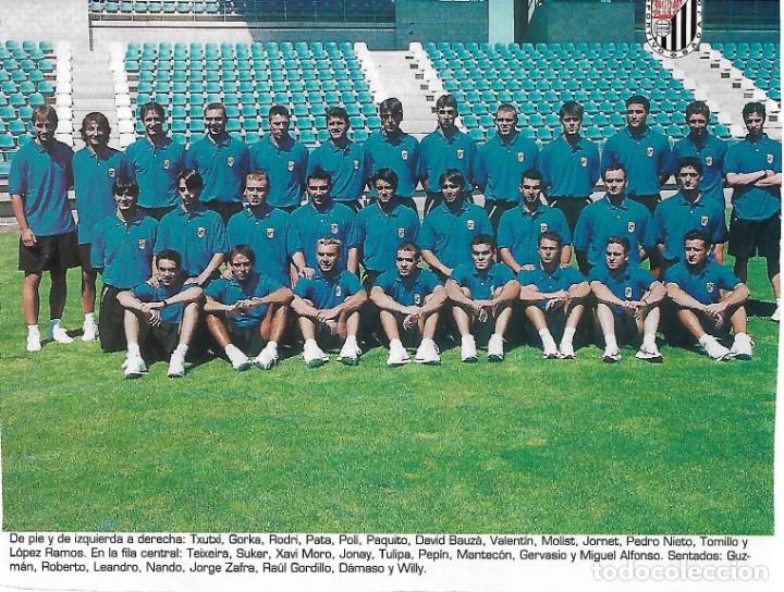 Collectionnisme sportif: CD. BADAJOZ: Recorte de la plantilla de la temporada 2001-02