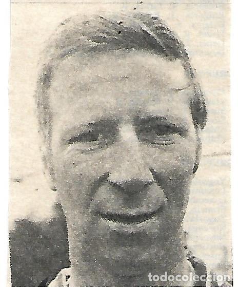 Collectionnisme sportif: SELECCI&Oacute;N DE F&Uacute;TBOL DE INGLATERRA y LEEDS UNITED: Recorte de Jackie CHARLTON. 1970