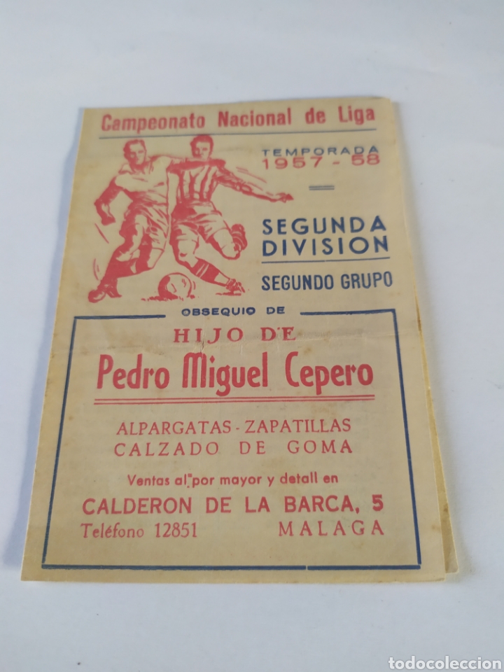 Collectionnisme sportif: Campeonato Nacional de Liga temporada 1957-1958 segunda Divisi&oacute;n.