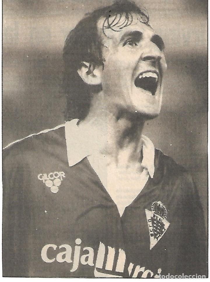 Collectionnisme sportif: REAL MURCIA: Recorte de TENTE S&Aacute;NCHEZ