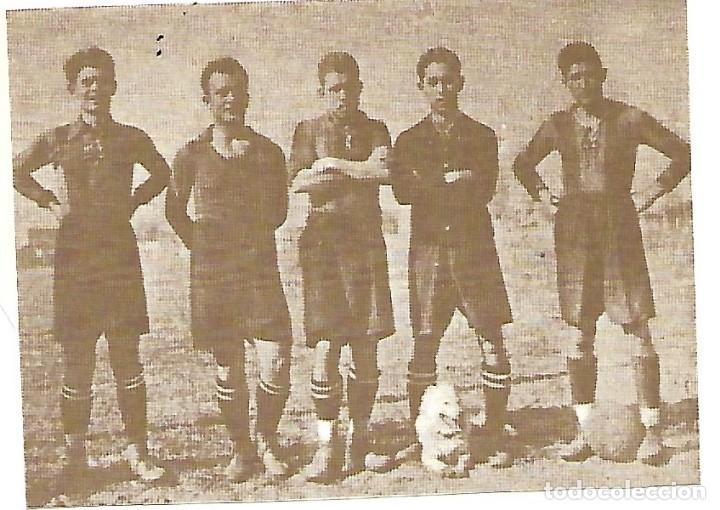 Collectionnisme sportif: BAR&Ccedil;A: Recorte de una delantera de los a&ntilde;os 20: PIERA, MART&Iacute;NEZ, GRACIA, ALC&Aacute;NTARA y SAGI