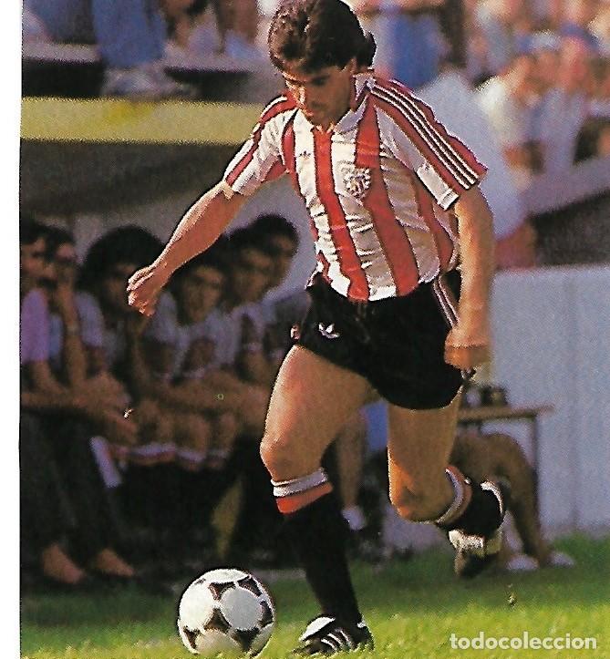 Collectionnisme sportif: ATHLETIC DE BILBAO: Recorte de Santi URQUIAGA en acci&oacute;n