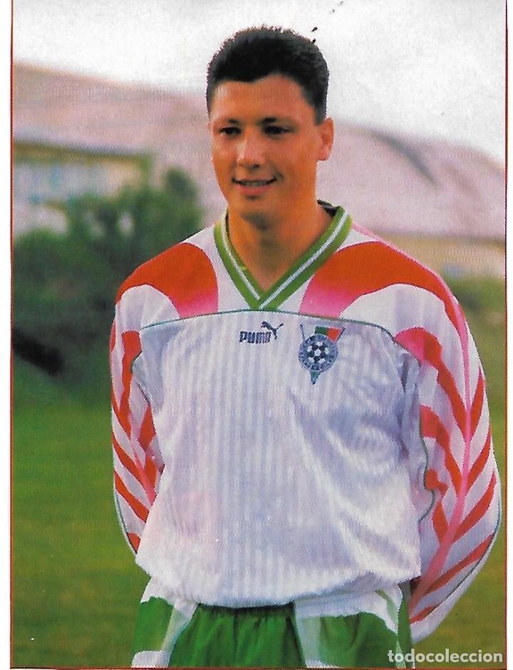 Collectionnisme sportif: SELECCI&Oacute;N DE F&Uacute;TBOL DE BULGARIA: Gran recorte de Lubo PENEV