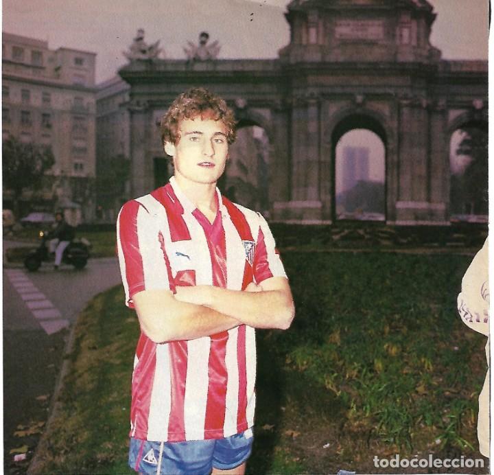 Collectionnisme sportif: ATL&Eacute;TICO DE MADRID: Gran recorte de PACO LLORENTE. 1987
