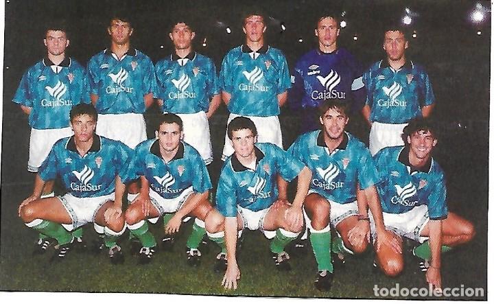 Collectionnisme sportif: C&Oacute;RDOBA CF: Recorte de finales de los 90