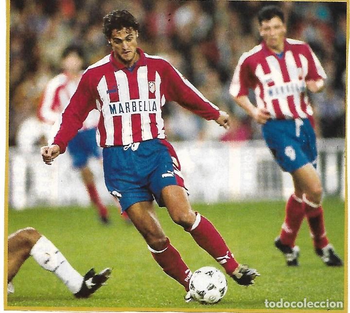 Collectionnisme sportif: ATL&Eacute;TICO DE MADRID: Recorte de KIKO NARV&Aacute;EZ en acci&oacute;n
