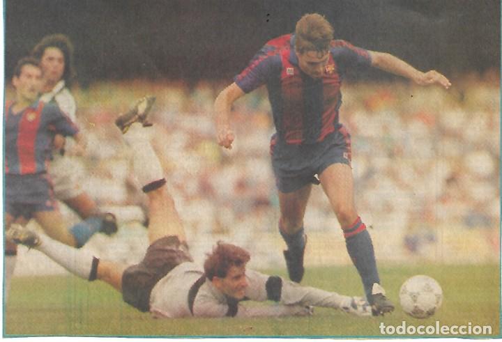 Collectionnisme sportif: CD. CASTELL&Oacute;N: Recorte de EMILIO en acci&oacute;n en el Camp Nou