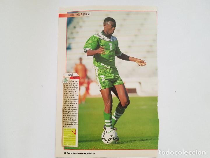 Collectionnisme sportif: P&oacute;ster de Finidi (SELECCI&Oacute;N NIGERIA / REAL BETIS)