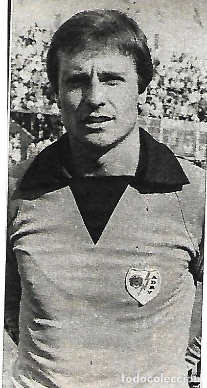 Sammelleidenschaft Sport: RAYO VALLECANO: Recorte de Pedro Valent&iacute;n MORA. 1980
