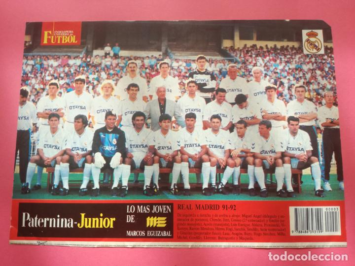 Sammelleidenschaft Sport: MINI POSTER REAL MADRID 91/92 PLANTILLA FUTBOL LIGA TEMPORADA 1991/1992 LAMINA