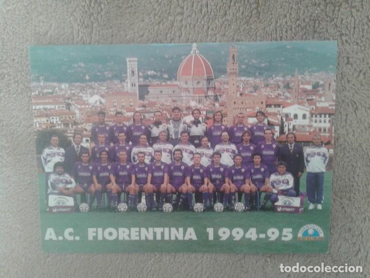 Coleccionismo deportivo: POSTAL FIORENTINA 94-95 - Foto 1