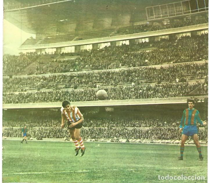 Sammelleidenschaft Sport: ATHLETIC DE BILBAO: Gran recorte de Fidel URIARTE rematando en el Camp Nou