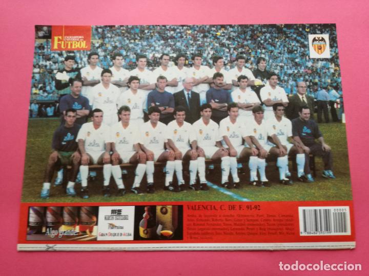 Sammelleidenschaft Sport: MINI POSTER VALENCIA CF 91/92 PLANTILLA FUTBOL LIGA TEMPORADA 1991/1992 LAMINA
