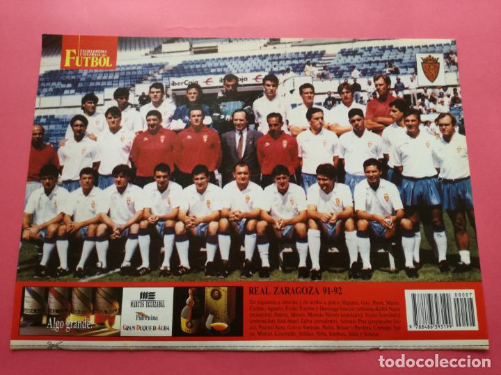 Sammelleidenschaft Sport: MINI POSTER REAL ZARAGOZA 91/92 PLANTILLA FUTBOL LIGA TEMPORADA 1991/1992 LAMINA