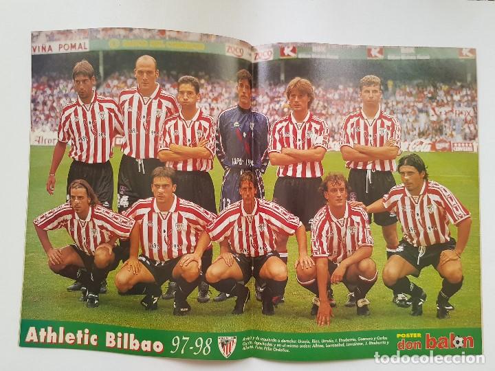 Sammelleidenschaft Sport: P&oacute;ster Athletic Bilbao (Don Bal&oacute;n) temporada 97/98