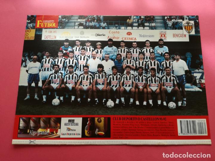 Sammelleidenschaft Sport: MINI POSTER CD CASTELLON 91/92 PLANTILLA FUTBOL LIGA TEMPORADA 1991/1992 LAMINA