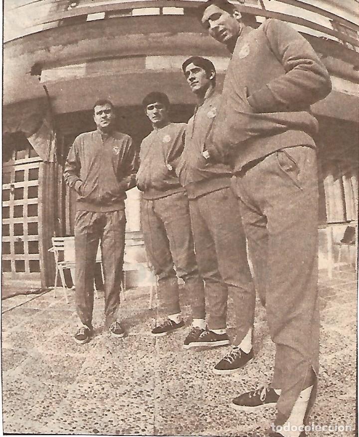 Sammelleidenschaft Sport: REAL MADRID: Recorte de BETANCORT, BABILONI, BENITO y ESP&Iacute;LDORA. 1969