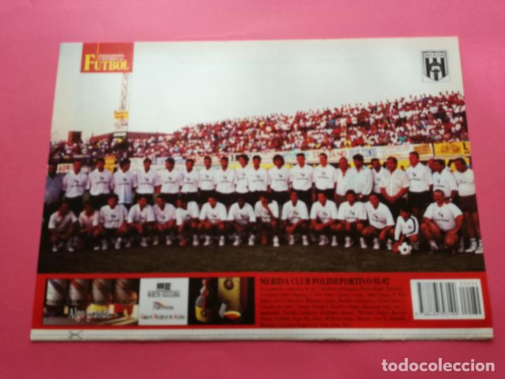 Sammelleidenschaft Sport: MINI POSTER MERIDA CLUB POLIDEPORTIVO 91/92 PLANTILLA FUTBOL LIGA TEMPORADA 1991/1992 LAMINA CP