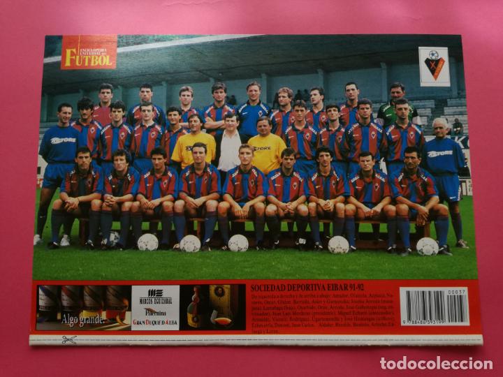 Coleccionismo deportivo: MINI POSTER SOCIEDAD DEPORTIVA EIBAR 91/92 PLANTILLA FUTBOL LIGA TEMPORADA 1991/1992 LAMINA SD