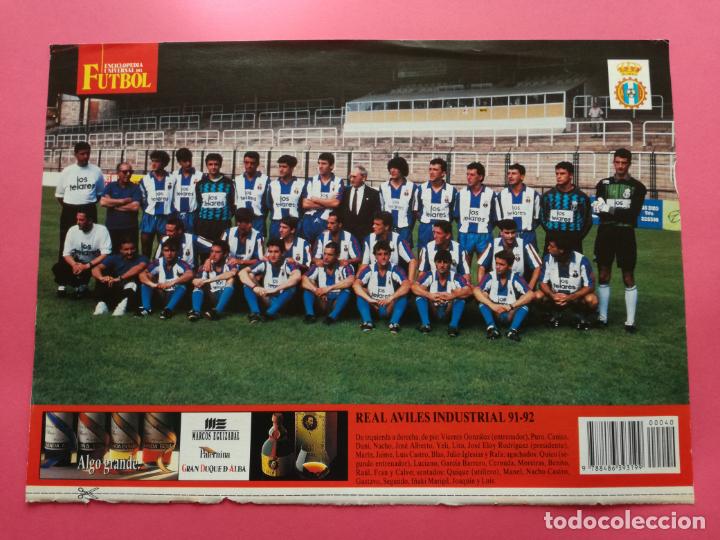 Sammelleidenschaft Sport: MINI POSTER REAL AVILES INDUSTRIAL 91/92 PLANTILLA FUTBOL LIGA TEMPORADA 1991/1992 LAMINA